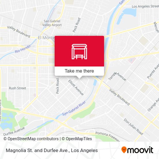 Mapa de Magnolia St. and Durfee Ave.