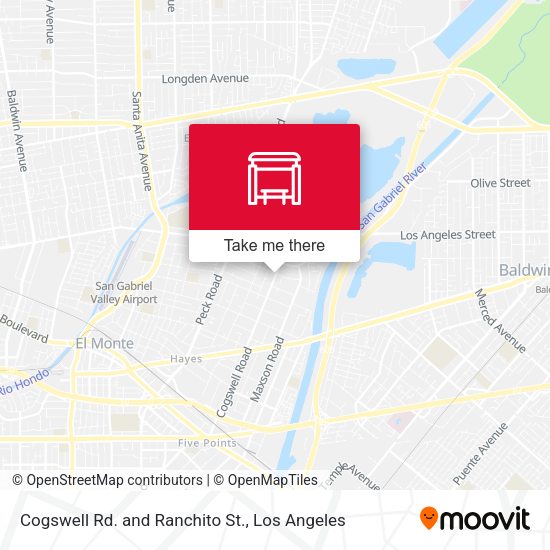 Mapa de Cogswell Rd. and Ranchito St.