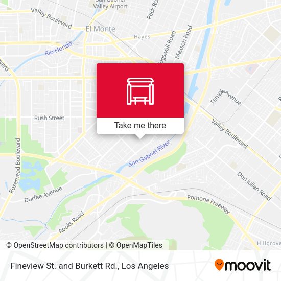 Mapa de Fineview St. and Burkett Rd.
