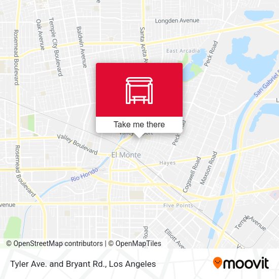 Tyler Avenue & Bryant Road map