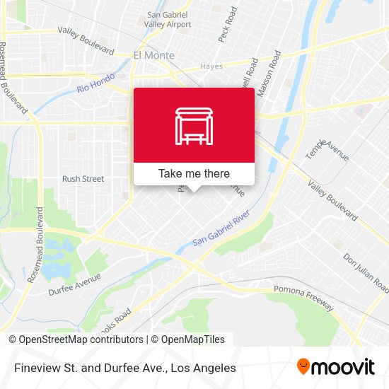 Mapa de Fineview St. and Durfee Ave.
