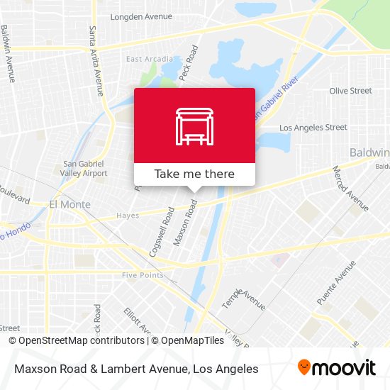 Maxson Road & Lambert Avenue map