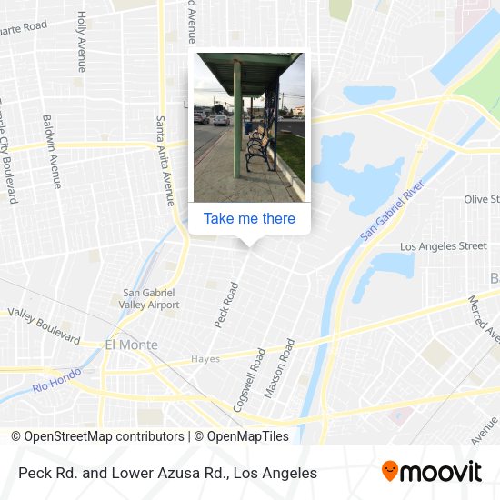 Mapa de Peck Rd. and Lower Azusa Rd.