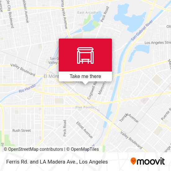 Ferris Road & LA Madera Avenue map