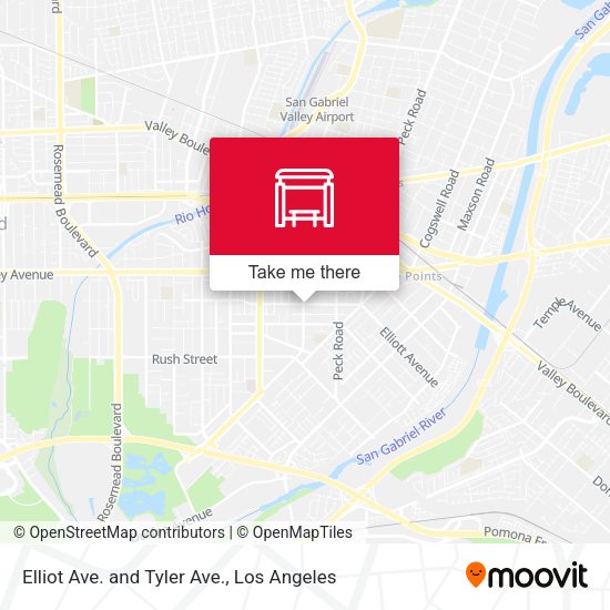 Mapa de Elliot Ave. and Tyler Ave.