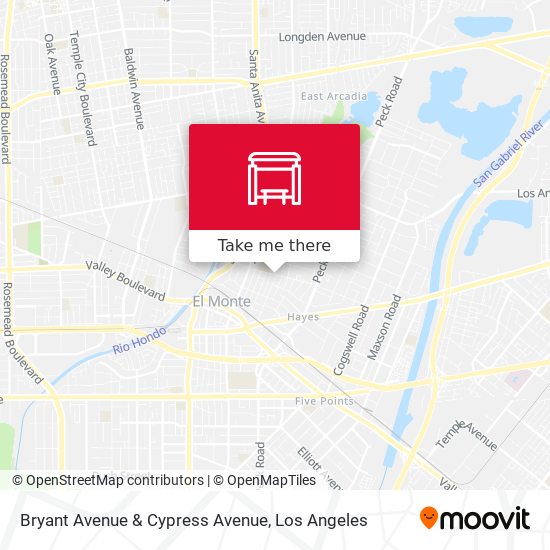 Bryant Avenue & Cypress Avenue map