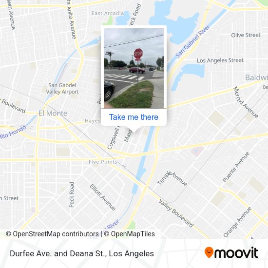 Mapa de Durfee Ave. and Deana St.