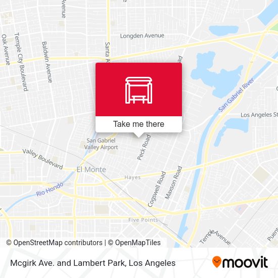 Mcgirk Ave. and Lambert Park map