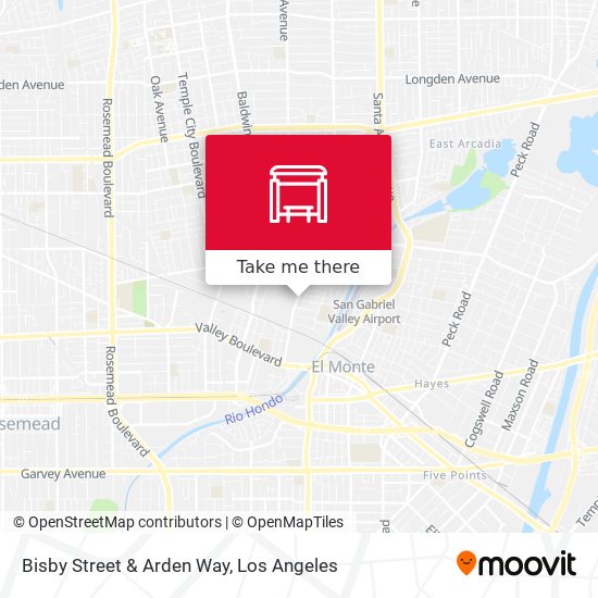 Bisby Street & Arden Way map