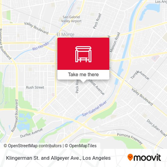 Mapa de Klingerman St. and Allgeyer Ave.