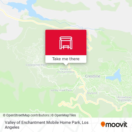 Valley of Enchantment Mobile Home Park map