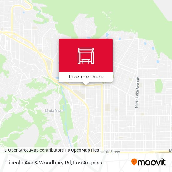 Lincoln Ave & Woodbury Rd map