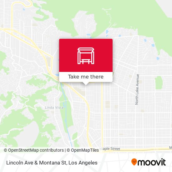 Mapa de Lincoln Ave & Montana St