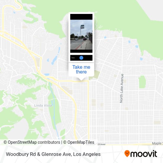 Woodbury Rd & Glenrose Ave map