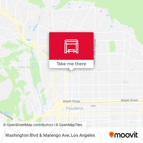 Mapa de Washington Blvd & Marengo Ave