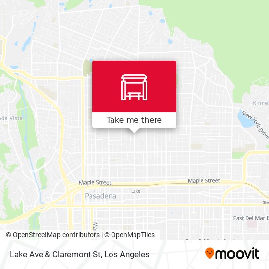 Mapa de Lake Ave & Claremont St