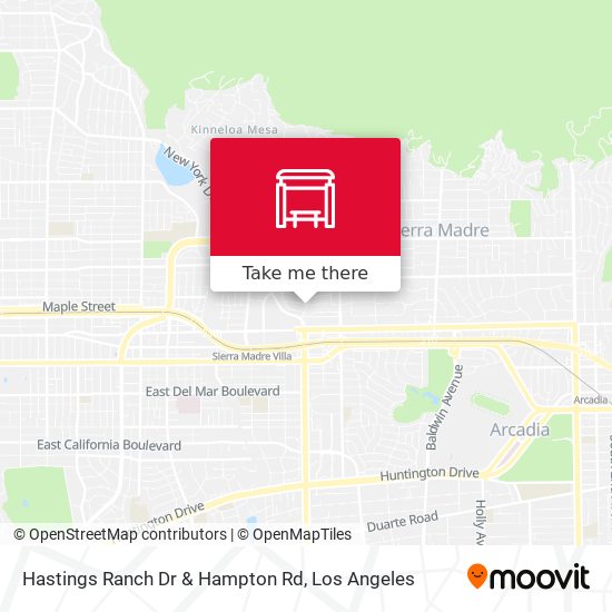 Mapa de Hastings Ranch Dr & Hampton Rd