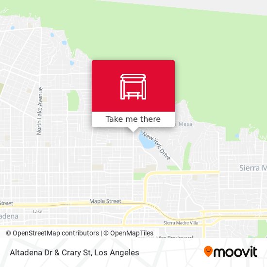 Mapa de Altadena Dr & Crary St