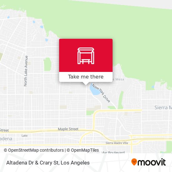 Mapa de Altadena Dr & Crary St