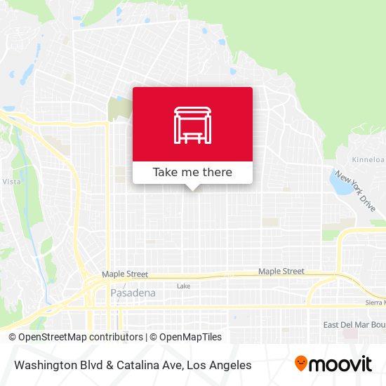 Mapa de Washington Blvd & Catalina Ave