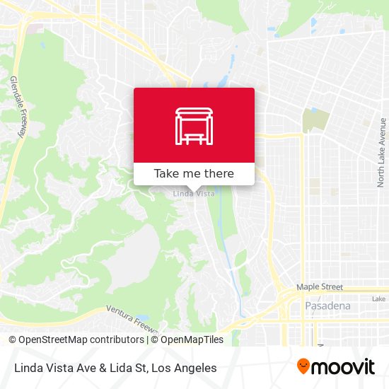Mapa de Linda Vista Ave & Lida St