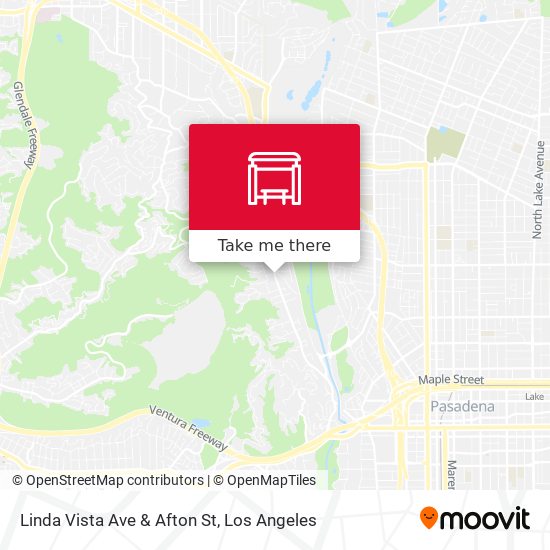 Mapa de Linda Vista Ave & Afton St
