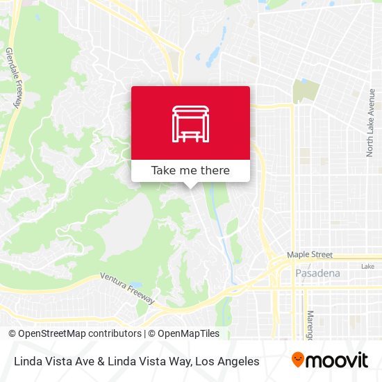 Linda Vista Ave & Linda Vista Way map