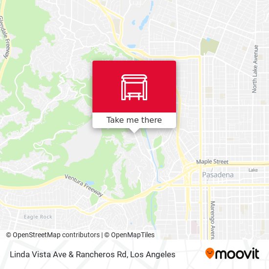Mapa de Linda Vista Ave & Rancheros Rd