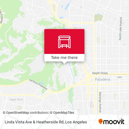 Linda Vista Ave & Heatherside Rd map