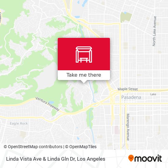 Mapa de Linda Vista Ave & Linda Gln Dr