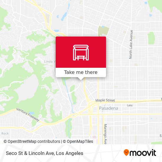 Mapa de Seco St & Lincoln Ave
