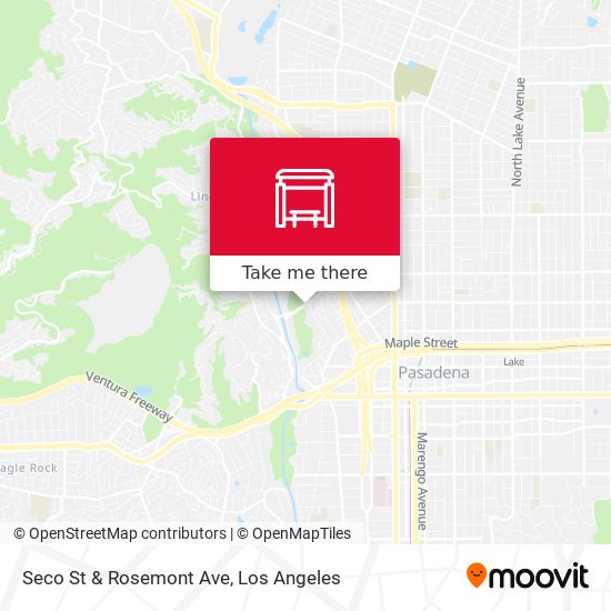 Mapa de Seco St & Rosemont Ave
