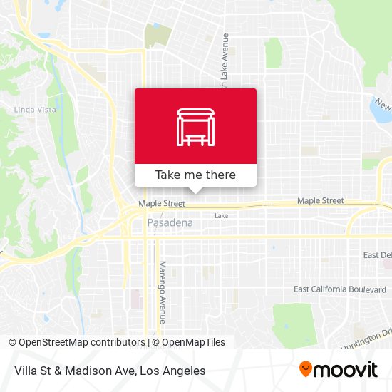 Mapa de Villa St & Madison Ave