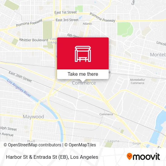 Harbor St & Entrada St (EB) map