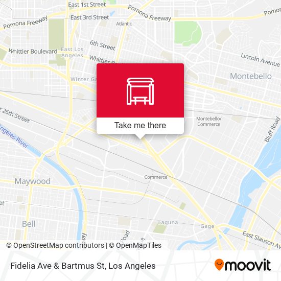 Fidelia Ave & Bartmus St map