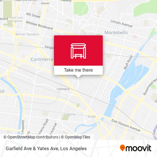 Mapa de Garfield Ave & Yates Ave