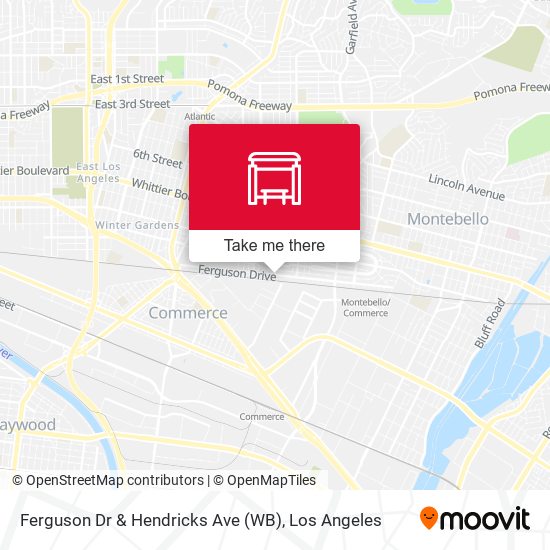 Mapa de Ferguson Dr & Hendricks Ave (WB)