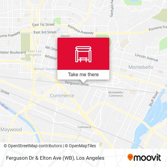 Ferguson Dr & Elton Ave (WB) map