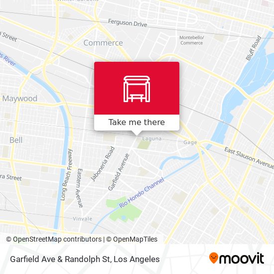 Mapa de Garfield Ave & Randolph St