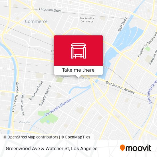 Greenwood Ave & Watcher St map
