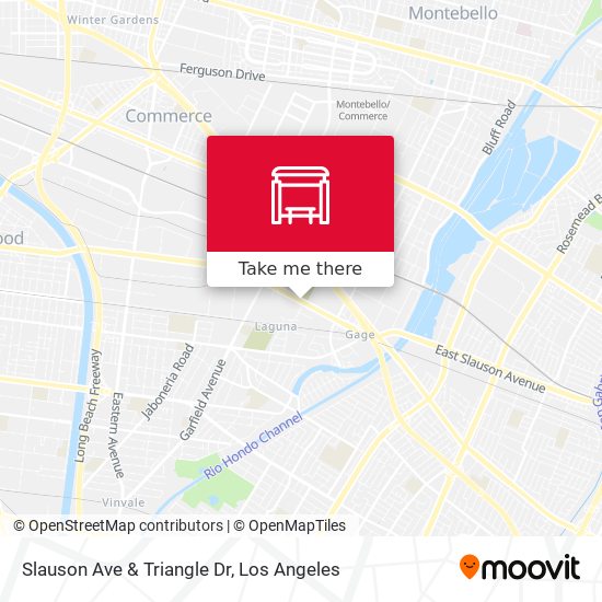 Mapa de Slauson Ave & Triangle Dr