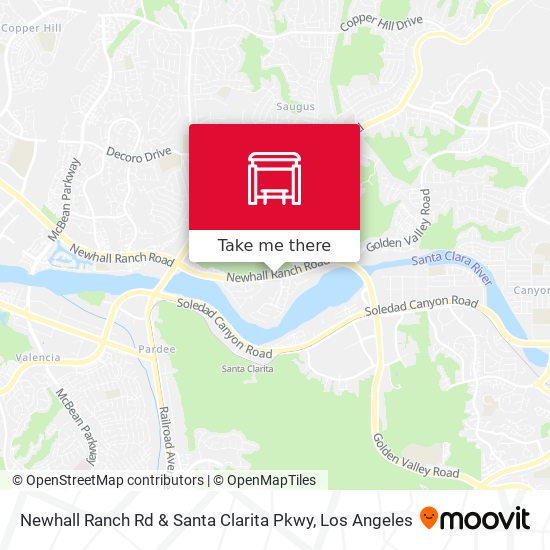 Newhall Ranch Rd & Santa Clarita Pkwy map