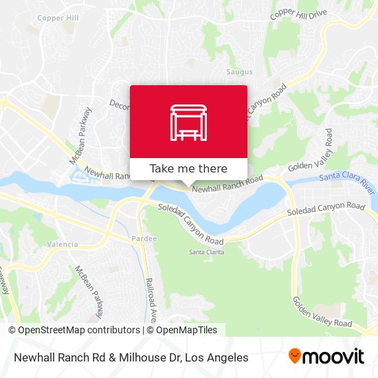 Newhall Ranch Rd & Milhouse Dr map
