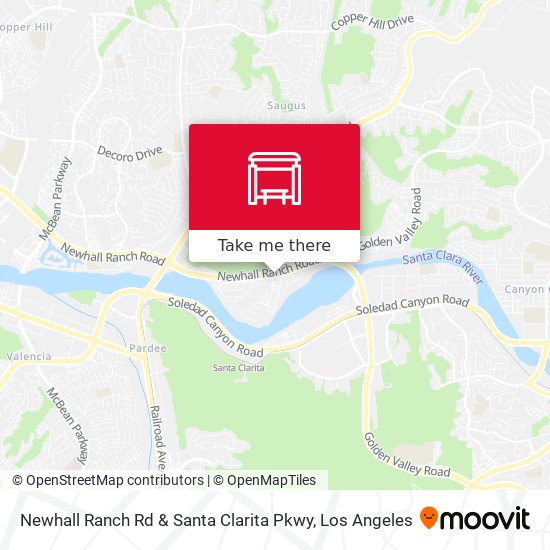 Newhall Ranch Rd & Santa Clarita Pkwy map