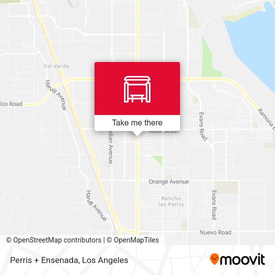 Mapa de Perris + Ensenada