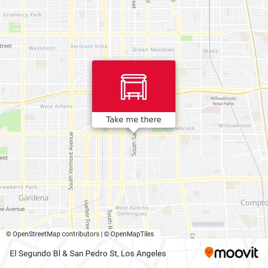 El Segundo Bl & San Pedro St map