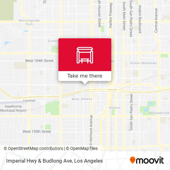 Imperial Hwy & Budlong Ave map