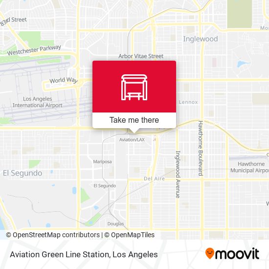 Aviation Green Line Station map