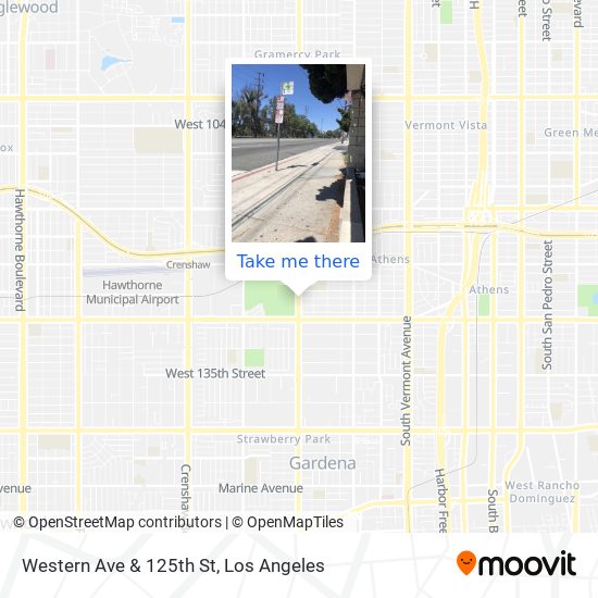 Mapa de Western Ave & 125th St