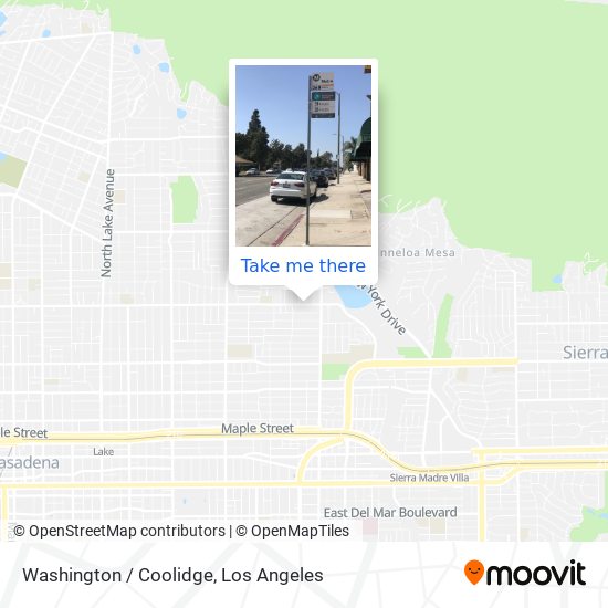 Washington / Coolidge map